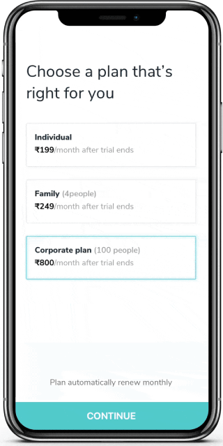 Subscription Activation Standard Checkout